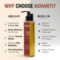 Shea & Almond Body Oil - Midnight Amber by AshantiNaturals