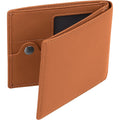 Genuine Leather Wallet Case for Apple AirTag - Brown by Zerodamage Sahara Case LLC