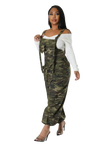 Oversized Camouflage Overalls