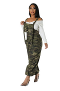 Oversized Camouflage Overalls by The House of Stylez