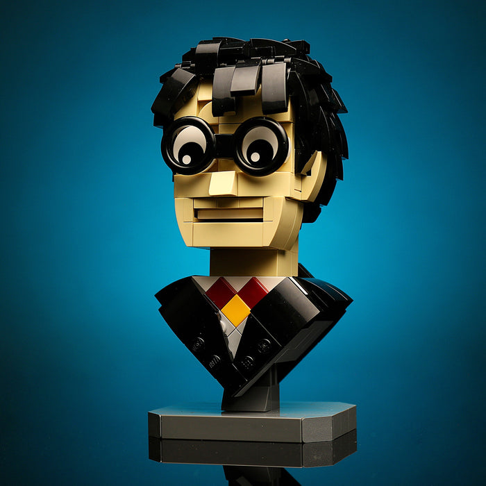 Harry Potter Bust MOC made using LEGO parts by B3 Customs