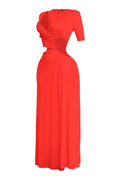 Short Sleeve Cutout Maxi Dress by The House of Stylez