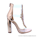 Jewel Claire - Rose Gold {Stones are Pink Iridescent} by The House of Stylez