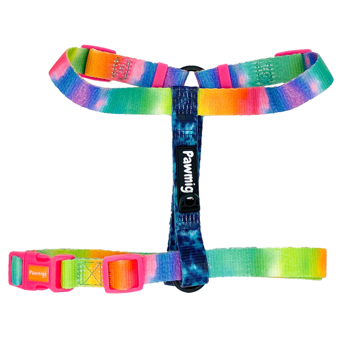 Tie-Dye For Free-Fit Harness by Pawmigo