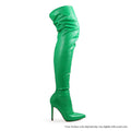 Gisele - Green PU {Order 1/2 Size Larger} by The House of Stylez