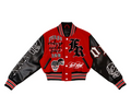 Wake Up and Be Fierce Varsity Jacket {Vegan Leather Sleeves} by The House of Stylez