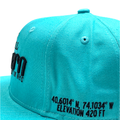 Highest In NYC - Teal Snapback by Richmond Hood Company