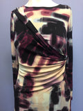 Simply Vera Vera Wang Petite Women Purple Casual Dress, Size XS by Vanessa Jane