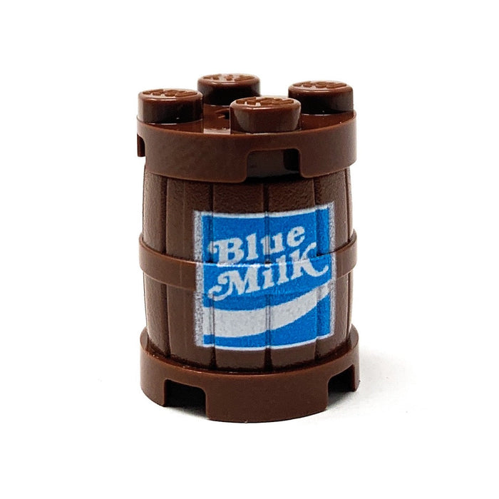 Blue Milk Barrel / Keg made from LEGO parts - B3 Customs by B3 Customs