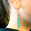 Lightsaber (Star Wars) Earrings made from LEGO Bricks - B3 Customs by B3 Customs