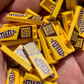 M&N's (Peanut) Candy (King Size) 1x3 Tile made using LEGO part by B3 Customs