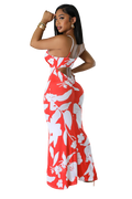 V-Neck Tropical Maxi Dress by The House of Stylez