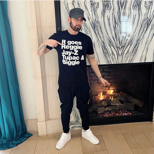 It Goes Reggie Jay Z Tupac Biggie Eminem Classic Hip Hop Paisley T Shirt