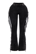 Fringe Detailed Pants by The House of Stylez