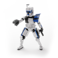 Cap Rex 9" Figure - Custom MOC made using LEGO bricks by B3 Customs