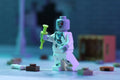 Zombie Nurse - Custom Minifig made using LEGO parts by B3 Customs
