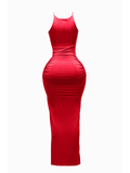 Ruched Maxi Dress by The House of Stylez
