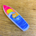 B3 Customs® Printed Sunset Wave Surfboard made from LEGO® bricks by B3 Customs