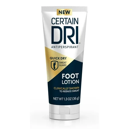 Certain Dri Antiperspirant Foot Lotion Long-Lasting Sweat Control Quick-Drying by Pasteur Pharmacy