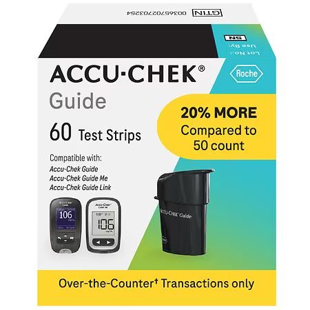 Accu-Chek Guide Test Strips 60 Ct Cash Only by Pasteur Pharmacy