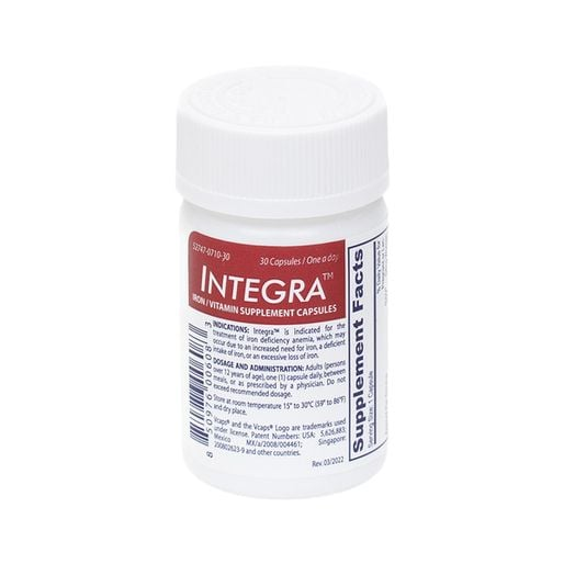 Integra Iron & Vitamin Supplement Capsules 30ct by Pasteur Pharmacy