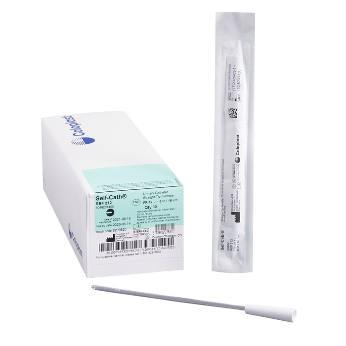 Coloplast Self-Cath Female Catheter - 12 Fr, 6" (30 Count) by Pasteur Pharmacy