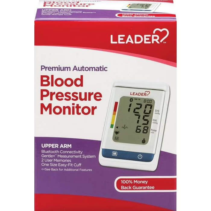 Leader Blood Pressure Monitor - Easy Read w/ Wide Range Arm Cuff by Pasteur Pharmacy