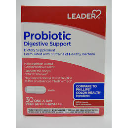 Leader™ Digestive Probiotic – 2-Strain Formula (30 ct) by Pasteur Pharmacy