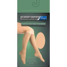 Loving Comfort® Anti-Embolism Knee Highs – 15-20 mmHg (Small, Beige) by Pasteur Pharmacy