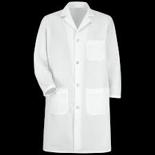 Professional White Lab Coat – Size Medium (5-Button Closure) by Pasteur Pharmacy