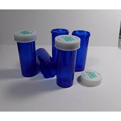 Select® Blue Prescription Vials – 8.5 Dram (Case of 450) by Pasteur Pharmacy