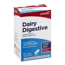 Leader™ Fast Acting Lactase Enzyme – Digestive Support (60 Caplets) by Pasteur Pharmacy