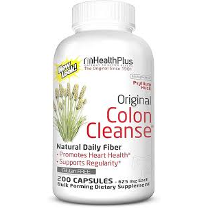 HealthPlus® Colon Cleanse – 625 mg Psyllium Husk (200 Capsules) by Pasteur Pharmacy