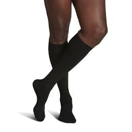 Levitator (LVC) Surgi-Graded Knee High Compression Stockings – 20-30 mmHg (Large, Black) by Pasteur Pharmacy