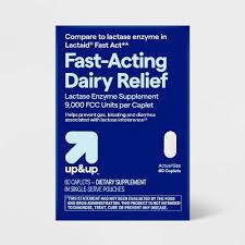 Fast Acting Lactase Enzyme – 9000 FCC Units (32 Caplets) by Pasteur Pharmacy