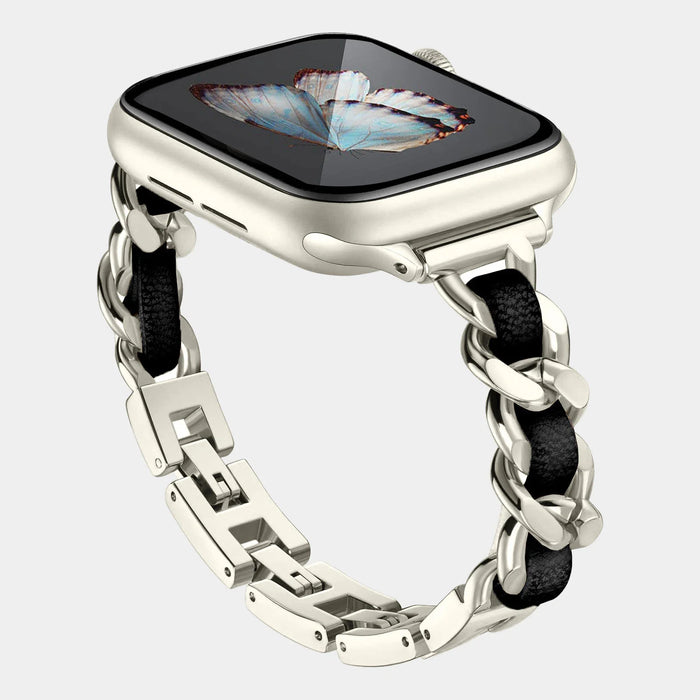 Stainless Steel Apple Watch Strap Series 11/10/9/8/7/6/5/4/ SE / Ultra 1/2/3 by Arleathercraft