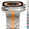 Titanium Steel Apple Watch Band Series 11/10/9/8/7/6/5/4/ SE / Ultra 1/2/3 by Arleathercraft