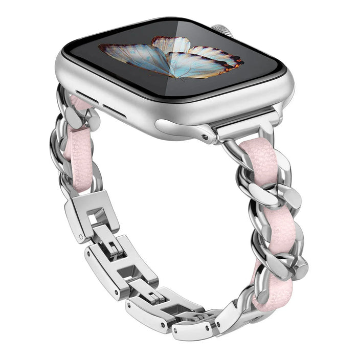 Stainless Steel Apple Watch Strap Series 11/10/9/8/7/6/5/4/ SE / Ultra 1/2/3 by Arleathercraft