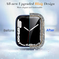 Glitter Apple Watch Case Series 10/9/8/7/6/5/4/SE by Arleathercraft