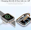 Glitter Apple Watch Case Series 10/9/8/7/6/5/4/SE by Arleathercraft