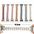 Beaded Apple Watch Band Series 11/10/9/8/7/6/5/4/ SE / Ultra 1/2/3 by Arleathercraft