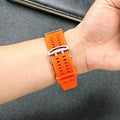 Silicone Apple Watch Band Series 11/10/9/8/7/6/5/4/ SE / Ultra 1/2/3 by Arleathercraft