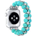 Beaded Apple Watch Band Series 11/10/9/8/7/6/5/4/ SE / Ultra 1/2/3 by Arleathercraft