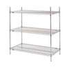 WIRE SHELF 18"x48" CHROME 4 CT DS