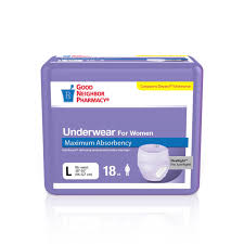 GNP Protective Underwear, Women's Large, 4 x 18 Count Case by Pasteur Pharmacy