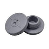STOPPER, 13MM, STRAIGHT PLUG, ULTRA BROMOBUTYL, GRAY (1000 DISPENSING SUPPLY)