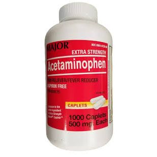 Major Acetaminophen Extra Strength 500 mg – Pain Reliever & Fever Reducer by Pasteur Pharmacy