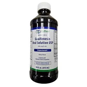 Guaifenesin Expectorant 100mg per 5mL, Chest Congestion Relief, 16 fl oz (473mL) by Pasteur Pharmacy