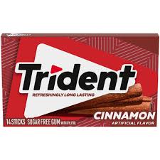 TRIDENT GUM, SUGAR FREE, CINNAMON by Pasteur Pharmacy