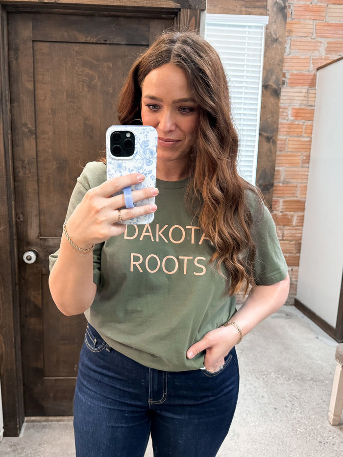 Dakota Roots Tee - Green by Boutique 23